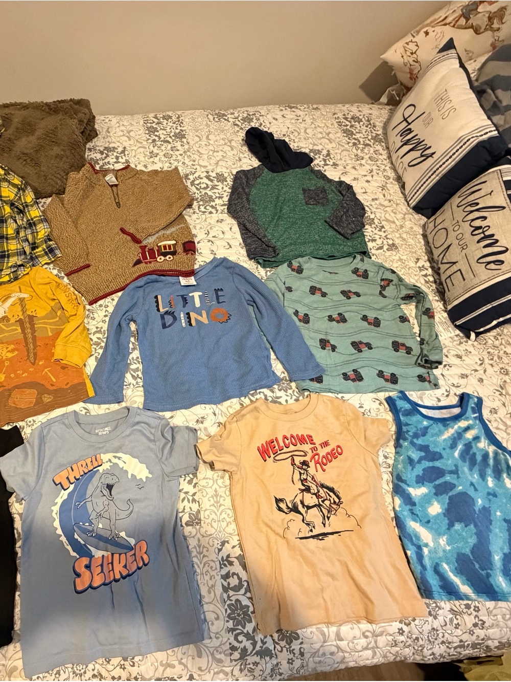 Lot of 13 boys long and short sleeve tops size 3 t